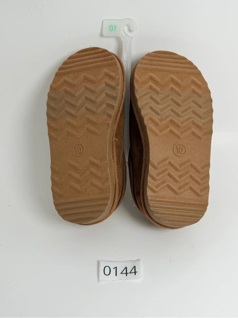 Target Kids Brown Faux-Shearling Slip-On Slippers
